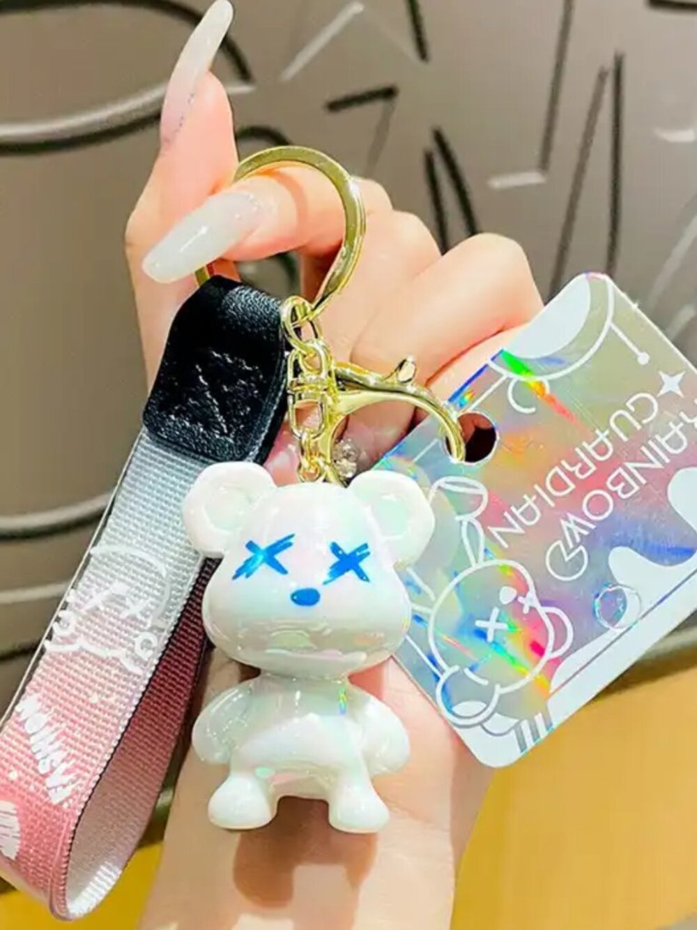 Shiny Bear Color Keychain B2 - Picture 8 of 8